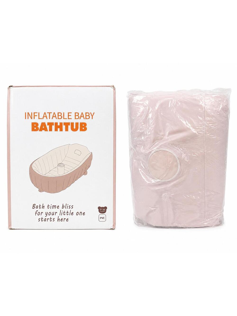 2/$80 Inflatable Baby Bathtub PVC Portable Foldable Pink Tub 0–36 Months | NIB